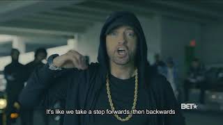 Eminem Freestyle at BET awards *Lyrics on screen*