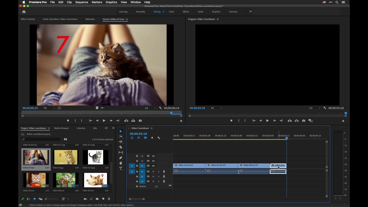 Using copy & paste on the timeline in Premiere Pro YouTube