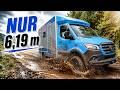 WOHNMOBIL NUR 6,19m 🔥 Mini Bimobil Offroad 4x4 für die Weltreise im XXL HOTELZIMMER von Tartaruga CH
