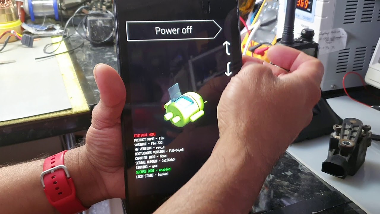 How to factory reset a Google Nexus 7 - YouTube