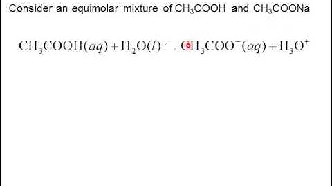 Common Ion Effect and Buffers