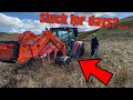 Getting my brand new tractor extremely stuck!