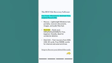 Best File Recovery Software 2025 – Recover Deleted Files Fast #filerecovery #shorts