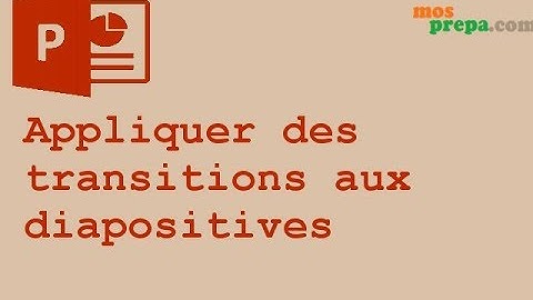 Appliquer une transition