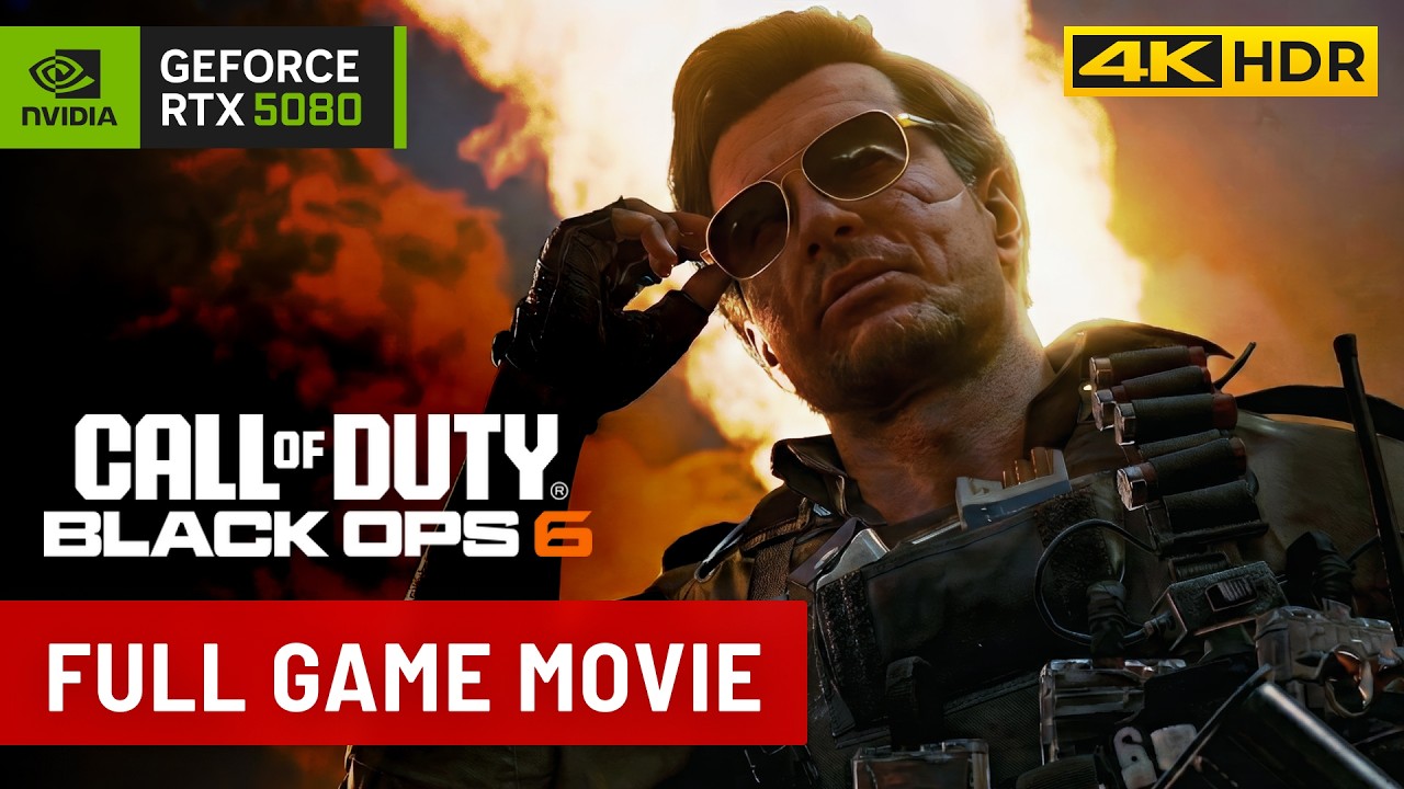 Call of Duty: Black Ops 6 - All Cutscenes (Full Game Movie) [ULTRA Graphics | RTX 5080 | 4K HDR]
