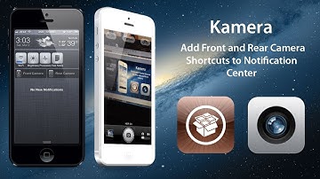 Kamera: Add Front and Rear Camera Shortcuts to Notification Center