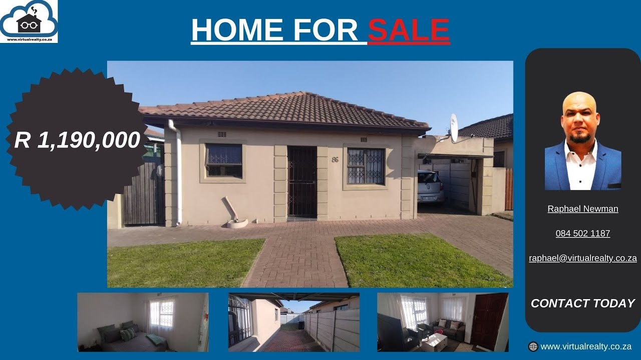 Home for sale in Hagley, Kuils River R 1,190,000 YouTube
