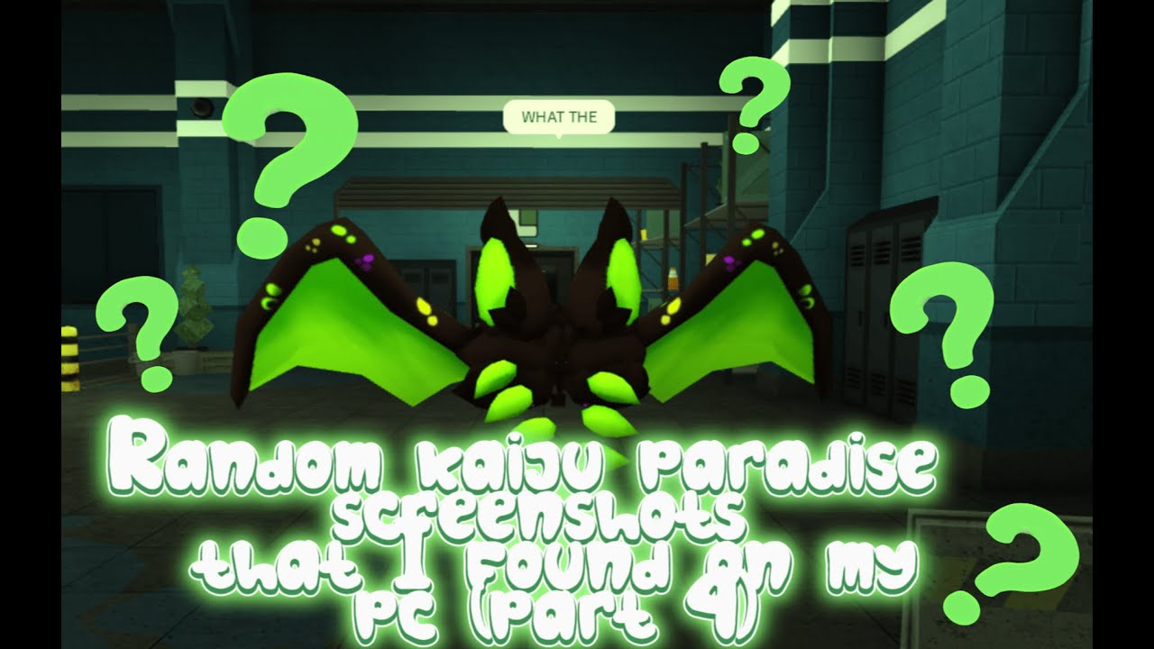Random kaiju paradise screenshots that I found on my pc (part 4) - YouTube