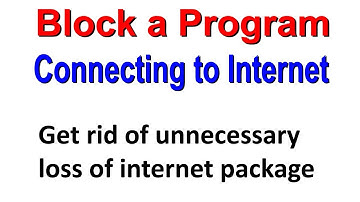 How to Block a Program from connecting to the internet | Windows Defender Firewall