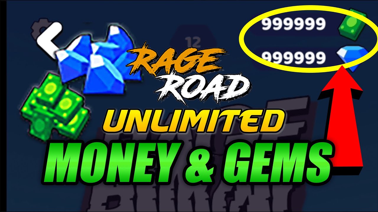 Rage Road Cheat - Unlimited Free Money & Gems Hack