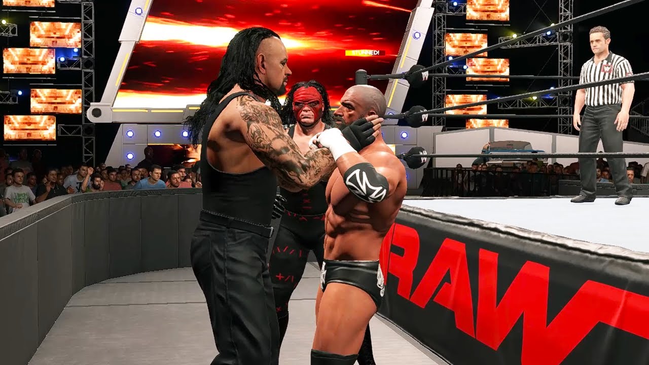 Team Undertaker vs Team Kane WWE WWE 2K23 WWE Games Chokeslams Compilation Tag Team