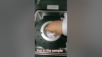 Using Element analyzer EDX 8800 XRF spectrometer to analyze refractory samples