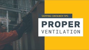 How to Install Shipping Container Vents