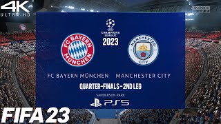 FIFA 23 | UCL 23 | Bayern Munich Vs. Manchester City | Quarter Finals - 2nd Match