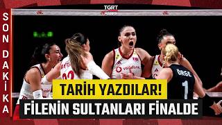 #SONDAKİKA | Çin'i 3-1 Mağlup Eden Filenin Sultanları Finalde! - TGRT Haber