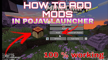 HOW TO ADD or INSTALL MODS IN POJAV LAUNCHER 😊 100% WORKING 👍🏻