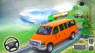 Real City Van Transport Simulator | Passenger Pick & Drop Game screenshot 3