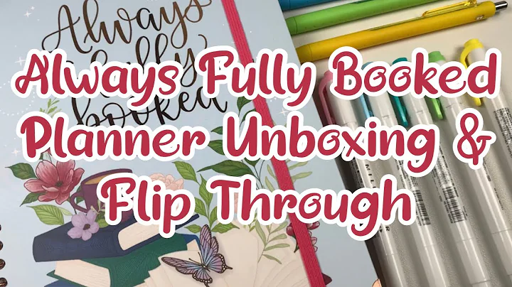 Always Fully Booked Planner | Unboxing & Flip Thro...