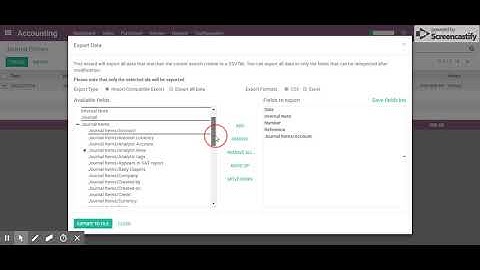 Accounting Dashboard - Odoo