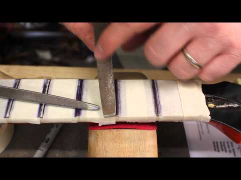 Ep 2 - Gibson Chet Atkins Repair  - How to level & crown the frets