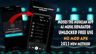 Moises the musicians app | Mod unlocked | Free use | new 2023 method | No virus Apk download screenshot 1