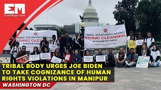 Protest for Manipur in the US: Tribal body urges Modi, Biden to intervene