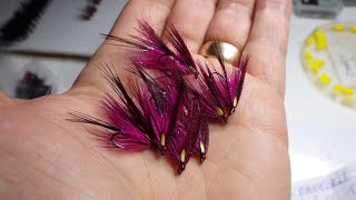 Dyeing some feathers with Davie McPhail
