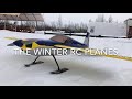 A PLANE CRASHED!!! At The Winter RC Planes