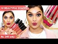 Nykaa All Day Matte Liquid Lipstick | Swatches & Review | BeautiCo.