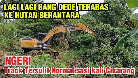 LAGI LAGI BANG DEDE TERABAS KE HUTAN BELANTARA NGERI TRACK TERSULIT NORMALISASI KALI CIKARANG