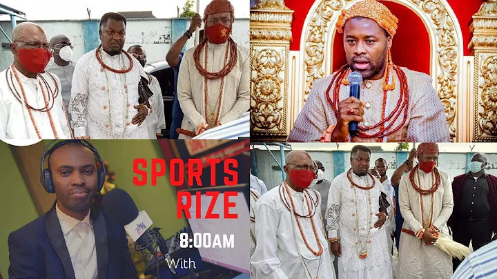 Olu of Warri Kingdom Ogiame Atuwatse III Pays Rize FM Warri Solidarity Visit