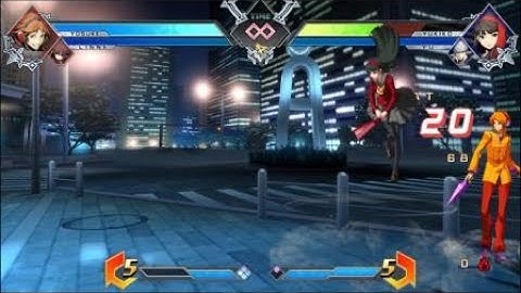 BBTAG demo: Yosuke combo with Linne assist #8