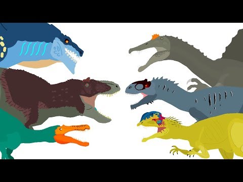 Динозавры Мультфильмы - Битвы Динозавров - DinoMania