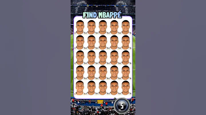 Find Ronaldo, Find Haaland, Find Mbappé? 🥅 #football #shorts #ronaldo #quiz  #mbappe #haaland