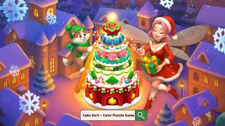 Sort the Cake, Jingle All The Way! Hear the jingle bells with every perfect move! screenshot 3