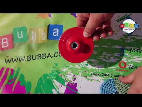 Рогач (ухват, насадка) пластиковий для болгарки d100мм, видео 1