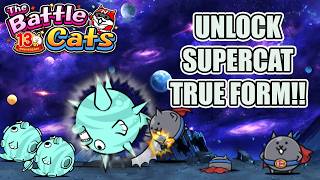 Battle Cats | Unlocking Supercat True From - Ironcat!! (Azure Annihilation)