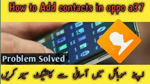 How to Export contact in OPPO a37 | Simple steps #Sadafteachu