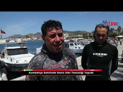 Kumbahçe Sahilinde Deniz Dibi Temizliği Yapıldı