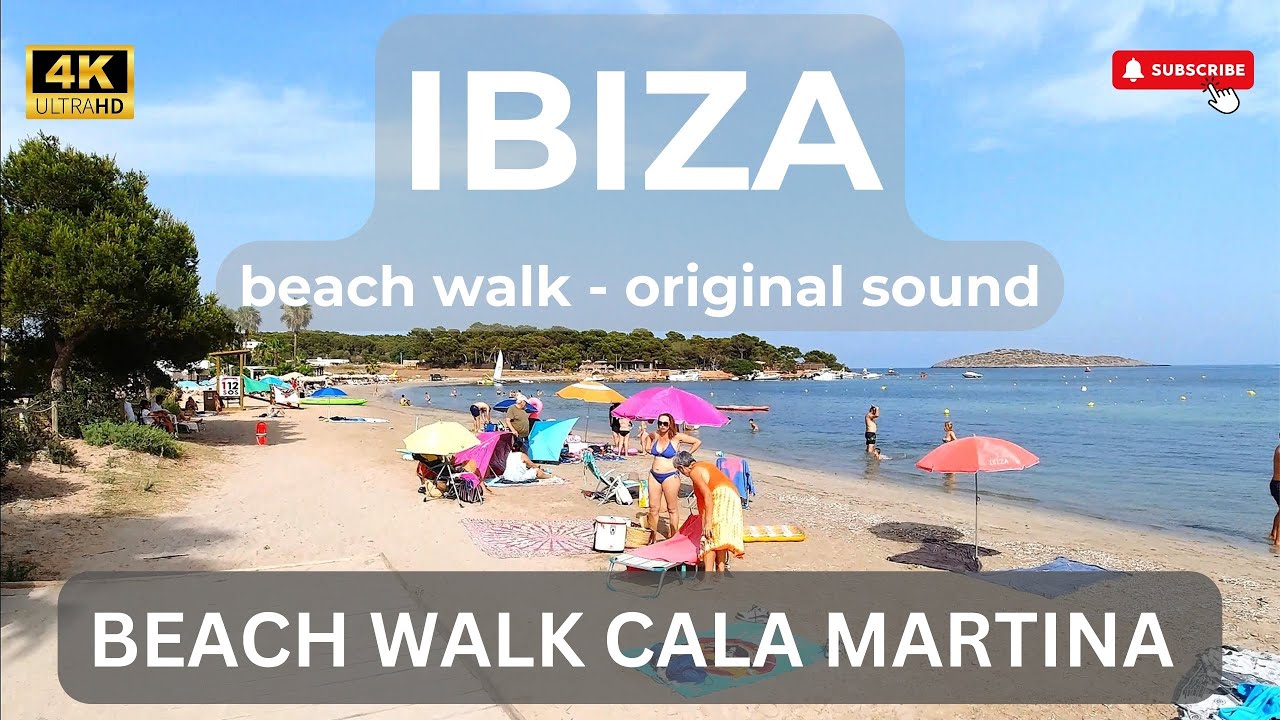 Cala Martina Beach Walk – A Serene 4K Experience – 