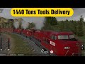1440 Tons Tools Delivery | Train Simulator PRO USA