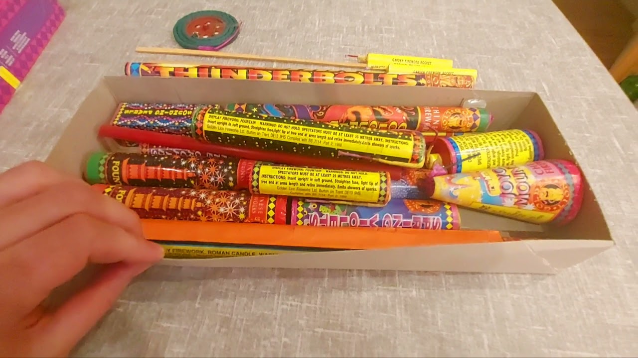 Prince selection box by Golden Lion Fireworks