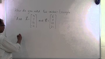 Chapter 04.02: Lesson: How Do You Add Two Vectors?: Example