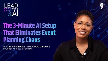 The 3 Minute AI Setup That Eliminates Event Planning Chaos