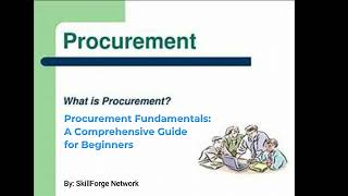 What is procurement - Part-2