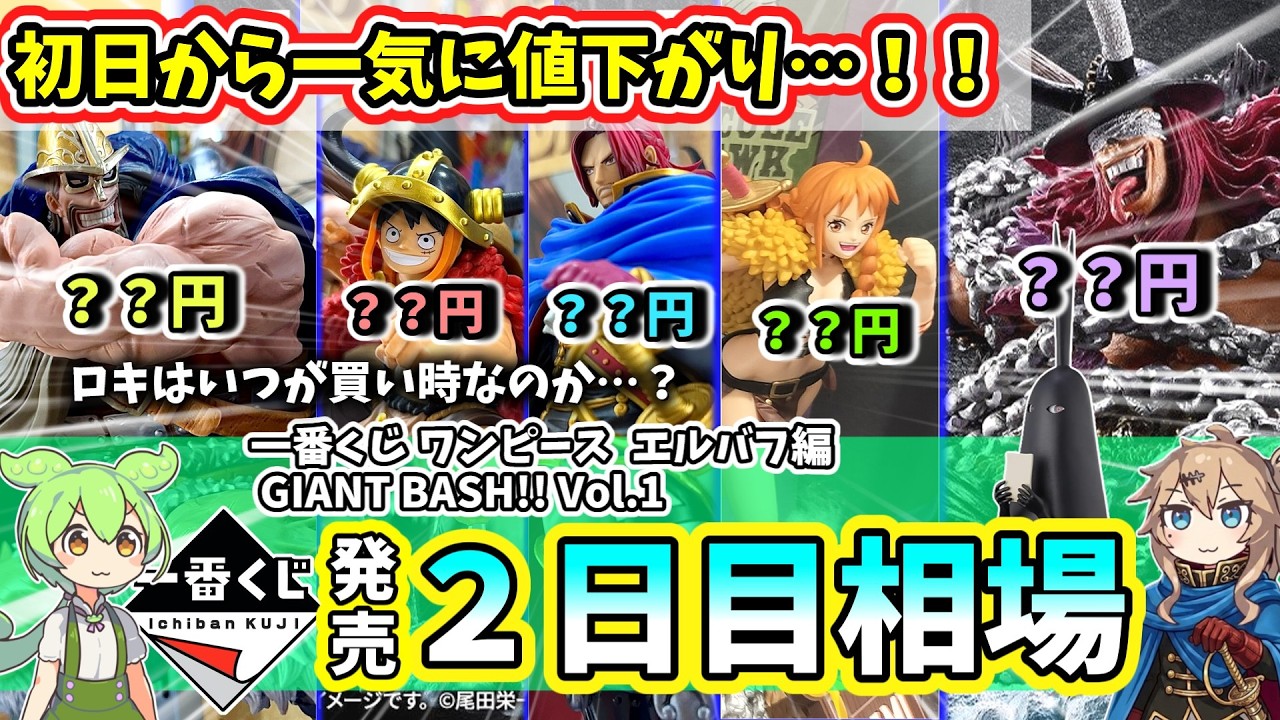 Day 2 Market Prices] Ichiban Kuji One Piece Elbaf: GIANT BASH