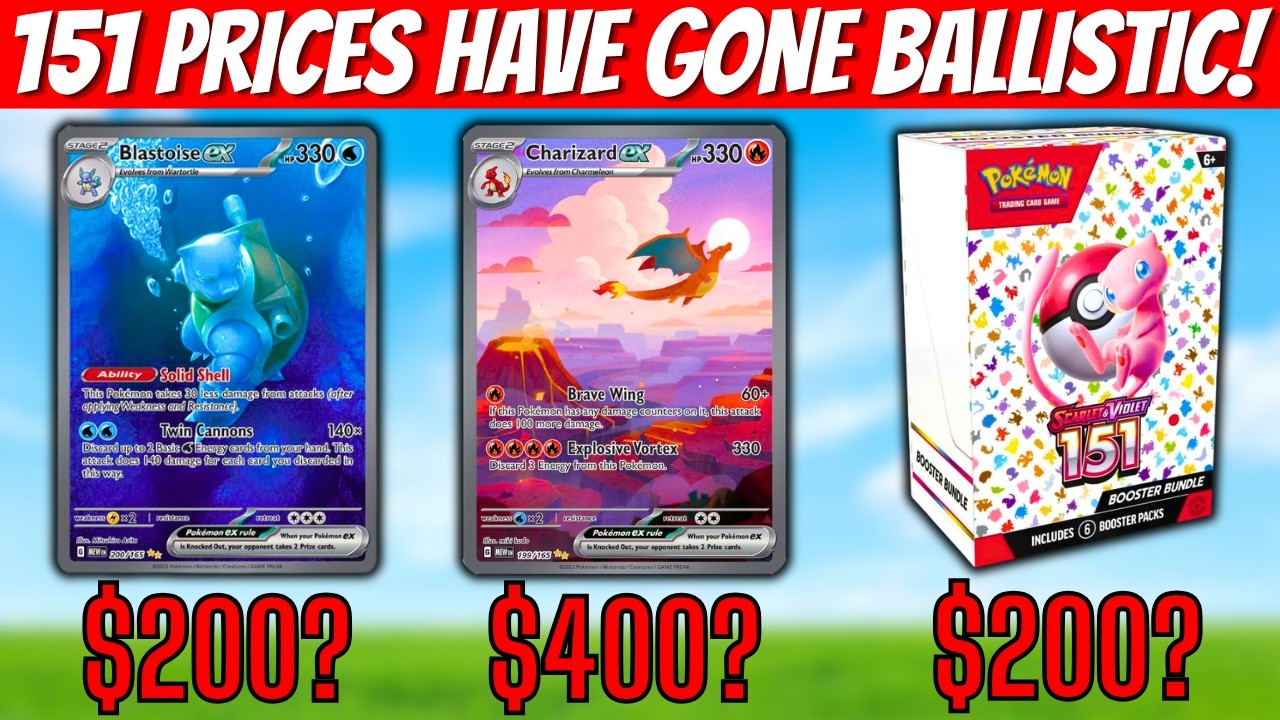 I Can't Believe Pokemon 151 Prices Right Now