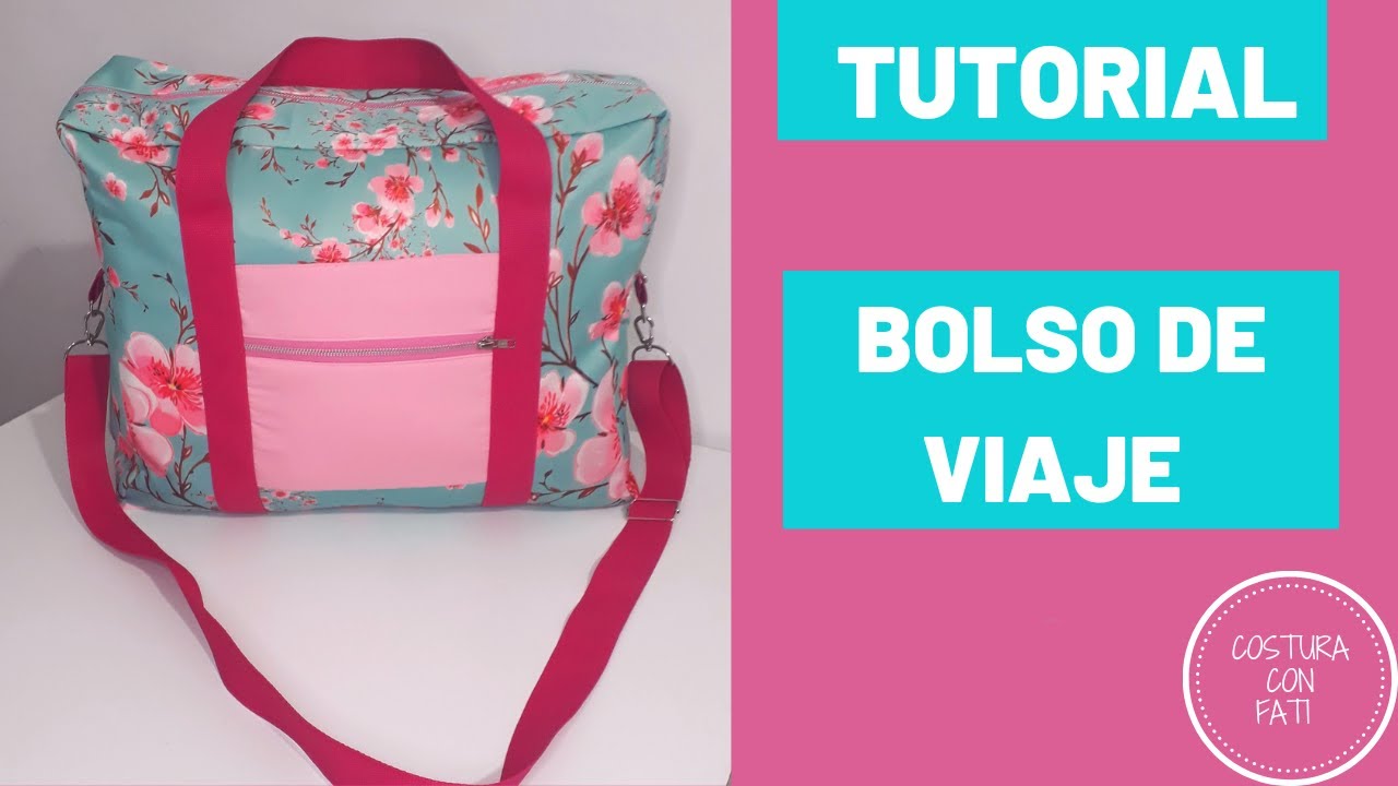 DIY- CÓMO HACER UN BOLSO DE VIAJE / BOLSO PARA VIAJE / BOLSO GRANDE 