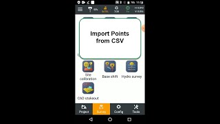CHCNAV Landstar 7 - Import points from a CSV file screenshot 5