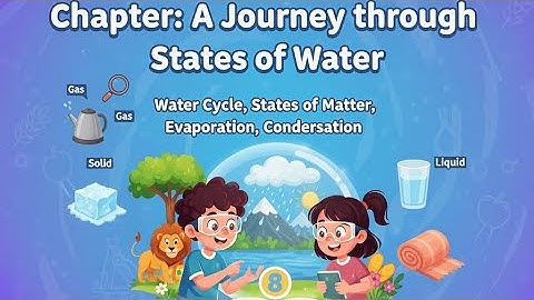 Chapter 8: A Journey through States of Water | Class 6 Science | Complete Chapter Explanation 